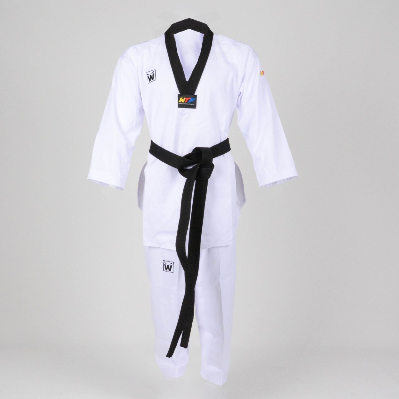 Whiteface Taekwondo Elbisesi Siyah Yaka