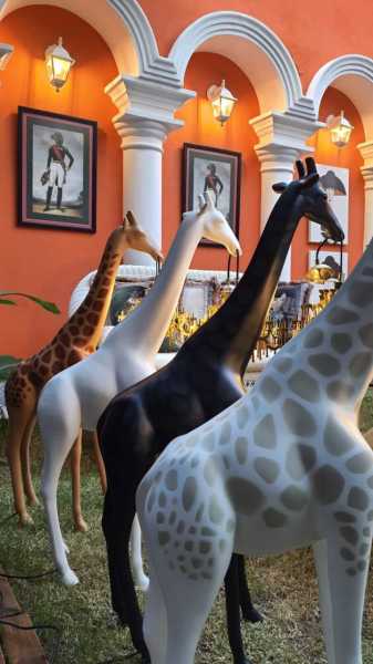 Kahverengi Benekli Minik Zürafa Aydınlatma