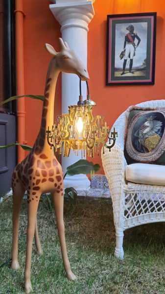 Kahverengi Benekli Minik Zürafa Aydınlatma