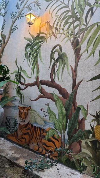 Tropik Orman Egzotik Hayvanlar Dış Mekan Duvar Kağıdı