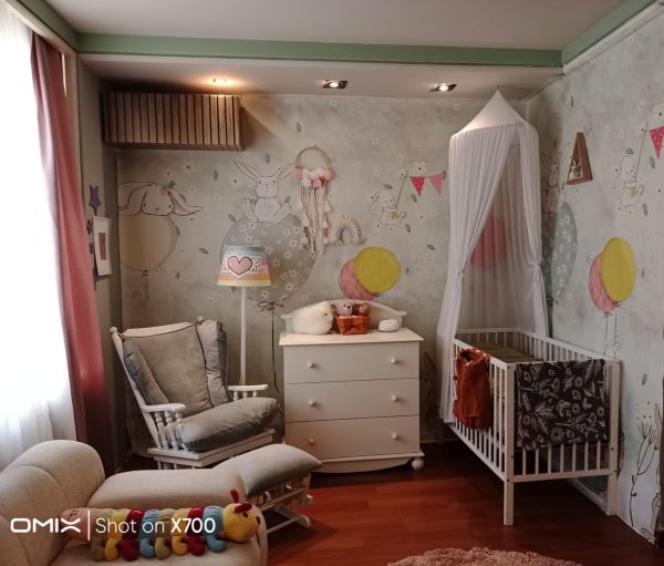 Yasak Elma Yıldız Su ( Güneş Ünlü ) Uçan Balon Çocuk Odası Duvar Kağıdı
