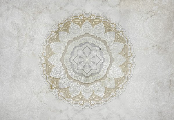 Brown Vienna Mandala Duvar Kağıdı