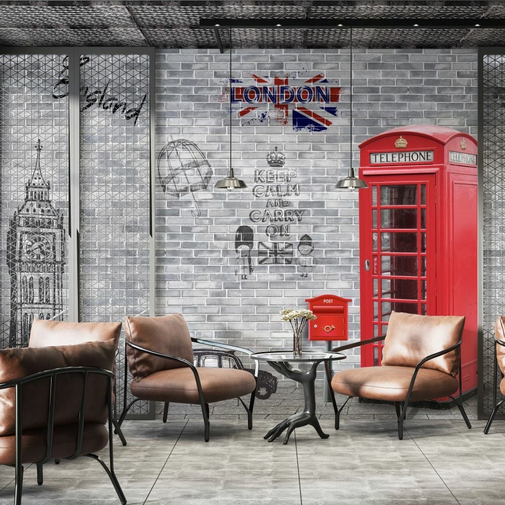 England London Telefon Kulübesi Duvar Kağıdı