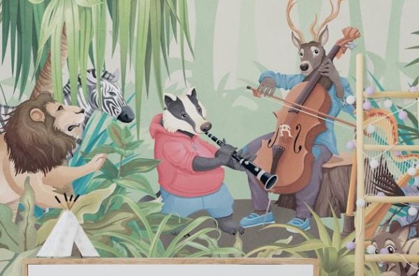 Müzik Grubu Sevimli Egzotik Hayvanlar Duvar Kağıdı
