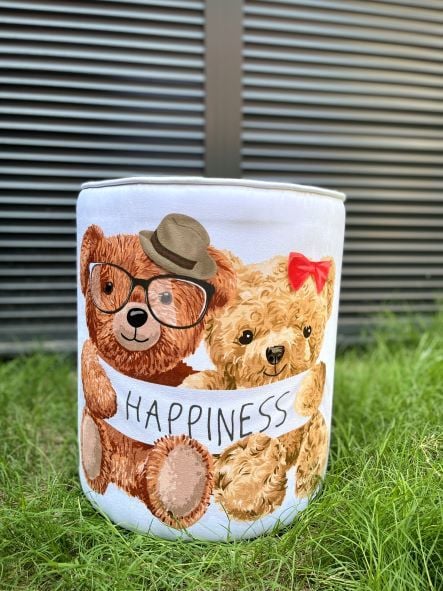 Happıness Teddy Dekoratif Puf