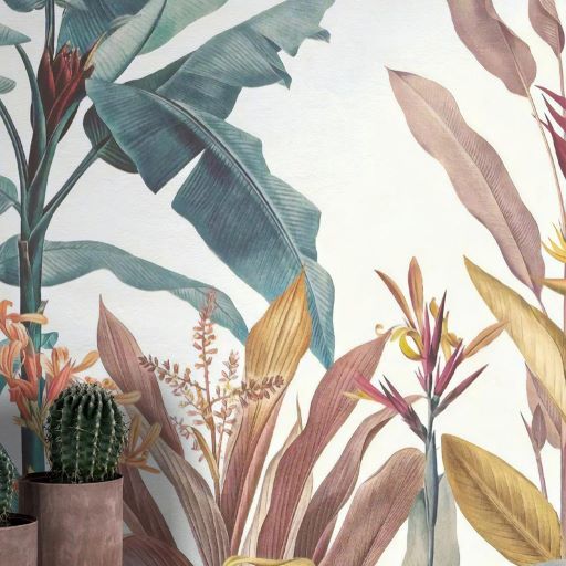 Uva Renkli Tropik Bitkiler Duvar Kağıdı