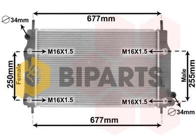 Ford Su Radyatörü (Otomatik Şanzuman)  Mondeo 93>00 97BB 8005 BA