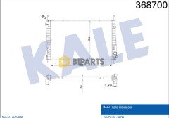 Ford Radyatör (+Ac) (Brazing) Mondeo 2.0 Zetec He 01> ME1S7H 8005 AD
