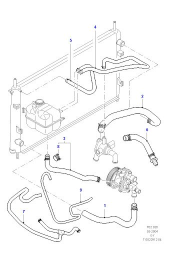 Ford Radyatör Üst Hortumu 2,3 Dohc 1C15 8B274 BF-4347669