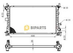 Ford Radyatörü Brazing (+Ac) Focus 1.6 Zetec-S 98>04 ME98AB 8005 DF