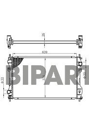 Ford Radyatör Braszing (-Ac) Transit V.184 2.4D 01> YC15 8005 HA