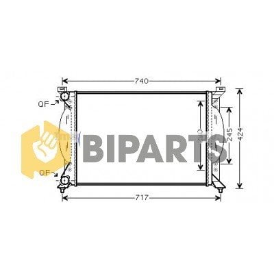 Ford Radyatör (Brazing) (+Ac) Transit V.184 2.4D 01> MEYC1H 8005 DG