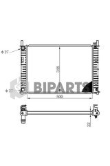 Ford Radyatör Brazing Fiesta 1.4 Tdcı 02> 4S6H 8005 CA