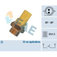 Ford Escort Fan Müşürü Sarı 92FB 8B607 AB