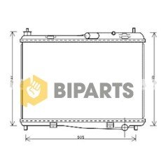 Ford Radyatörü Brazing Fiesta 08>B.Max 12> 1.4 Benzinli 8V51 8005 BE