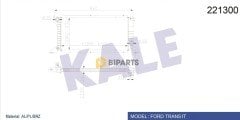 Ford Radyatör (Aliminyum) Brazing Transit Turbo 97>01 99VT 8005 AA