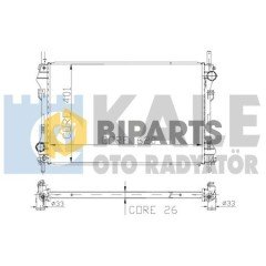 Ford Radyatör Braszing (-Ac) Transit V.184 2.4D 01> YC15 8005 HA