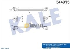 Ford İntercooler (Ara Soğutucu) C.Max 10> BV61 9L440 AF