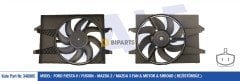 Ford Fan Motoru Komple (+Ac) Fiesta Fusion 1.6 Bnz 02> 2S6H 8C607 DE