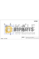 Ford İntercooler (Ara Soğutucu) Mondeo 07> 6G91 9L440 FE