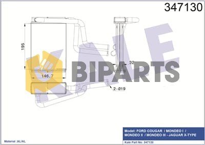 Ford Kalorifer Radyatörü  Mondeo Bm 96> 1S7H 18476 AA