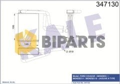 Ford Kalorifer Radyatörü  Mondeo Bm 96> 1S7H 18476 AA