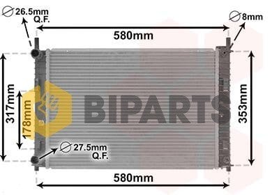 Ford Radyatör Brazing Fiesta 1.4 Tdcı 02> 4S6H 8005 CA