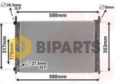 Ford Radyatör Brazing Fiesta 1.4 Tdcı 02> 4S6H 8005 CA