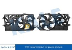 Ford Fan Motoru Komple (Çiftli) Connect 02> 7T16 8C607 NB