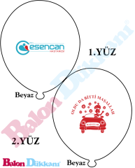 2+1 Baskılı Balon 1000 Adet 3448,5 TL +KDV