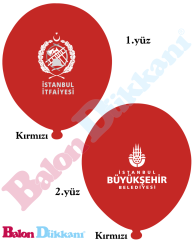 3+1 Baskılı Balon 1000 adet 3486,5 TL + KDV