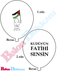 3+1 Baskılı Balon 1000 adet 3486,5 TL + KDV