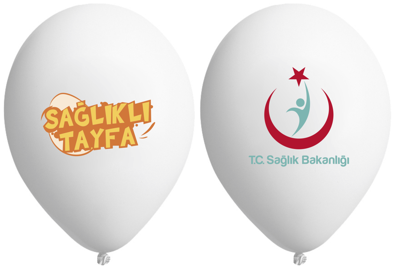 3+2 Baskılı Balon 1000 adet 2630 TL + KDV