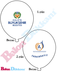 3+2 Baskılı Balon 1000 adet 3524,5 TL + KDV