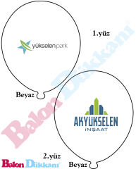 3+2 Baskılı Balon 1000 adet 3524,5 TL + KDV