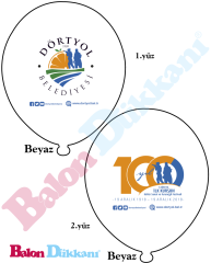 4+2 Baskılı Balon 1000 adet 3562,5 TL + KDV