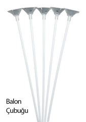 Balon Çubuk Set Beyaz