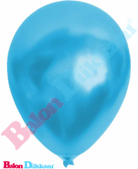 12 inch Metalik Açık Mavi Balon