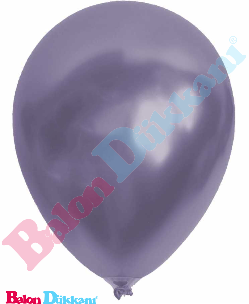 12 inch Metalik Açık Violet Balon
