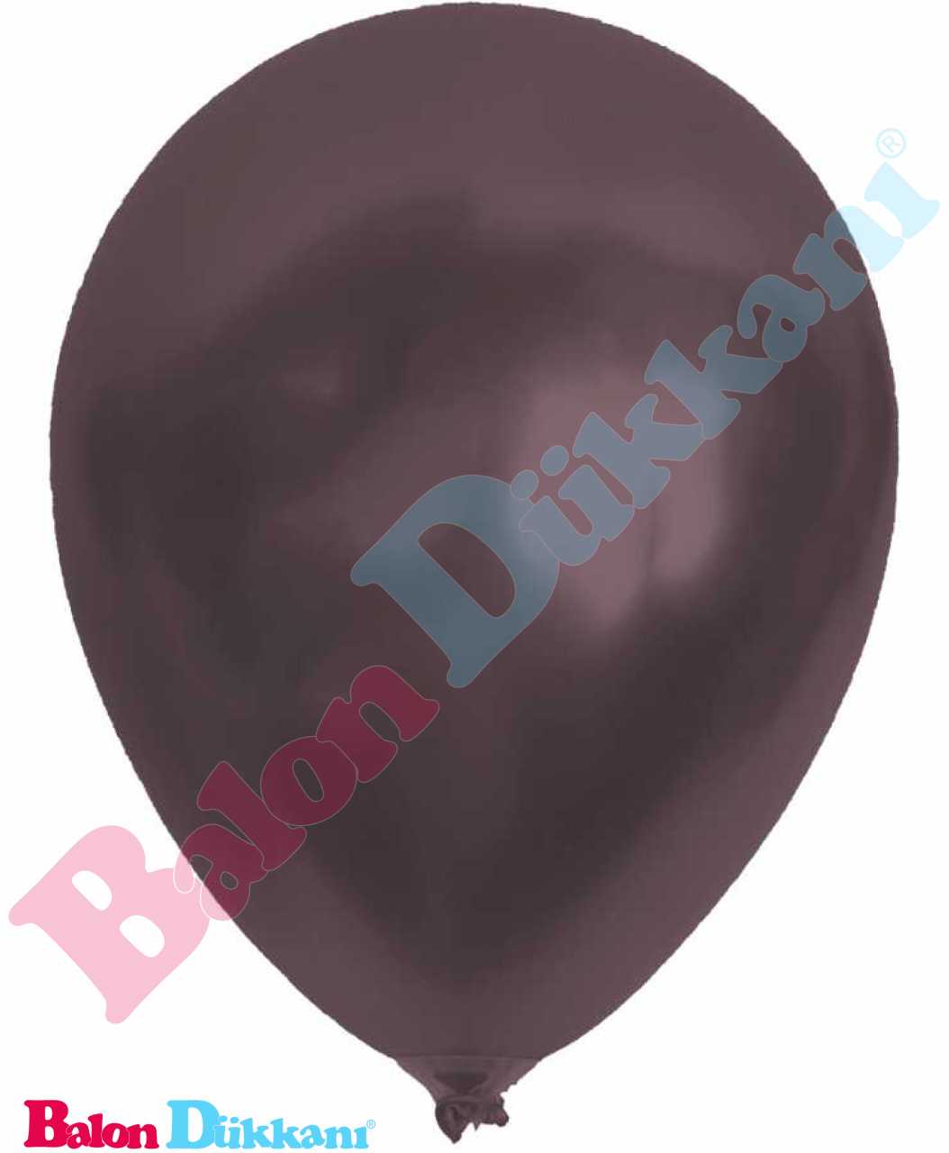 12 inch Metalik Bordo Balon