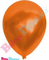 12 inch Metalik Turuncu Balon