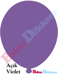 12 inch İç Mekan Açık Violet Balon