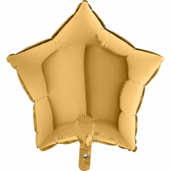 18 inch 46 cm Altın Yıldız Folyo Balon