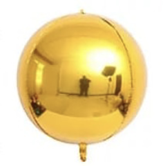 22 inch Altın Küre Folyo Balon