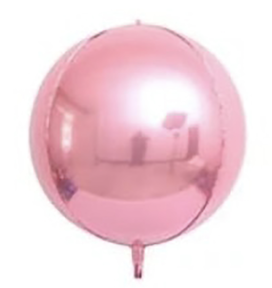 22 inch Pembe Küre Folyo Balon