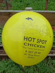 1+0 Tek Yüze Tek Renk Baskılı Punch Lastikli Balon 3800 TL + KDV
