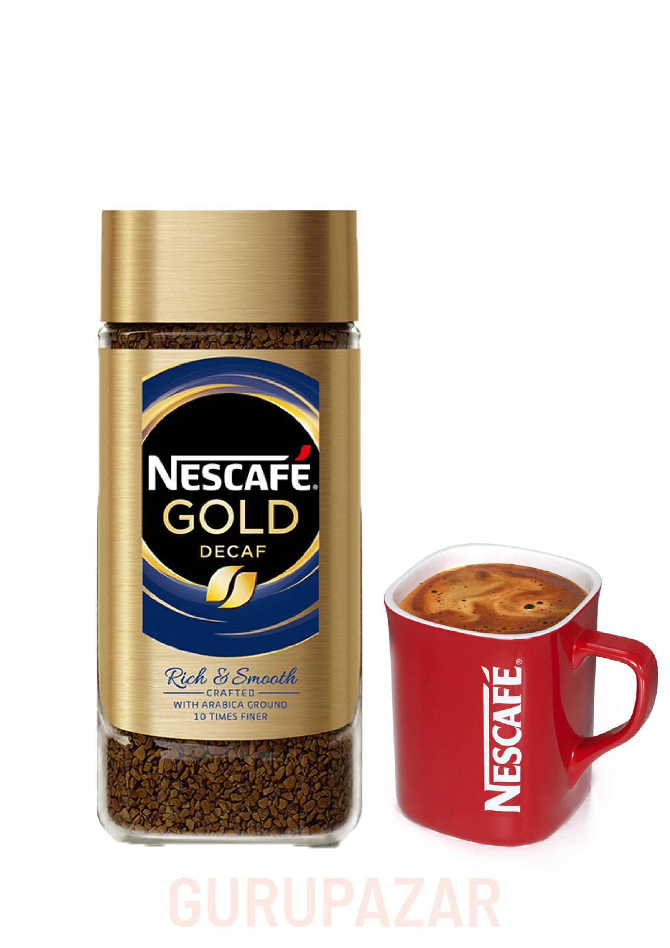 Nescafe Gold DECAF 100gr + Redmug
