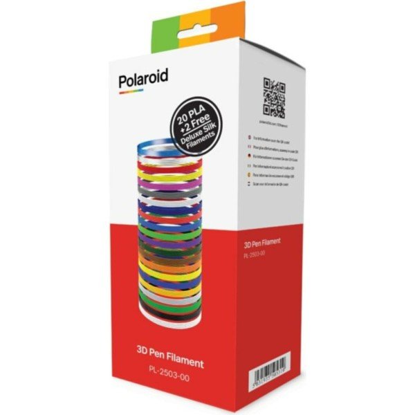 Polaroıd 3D Pen Kalem Için Filament Pla (22 Renk x 5m) 1,75MM