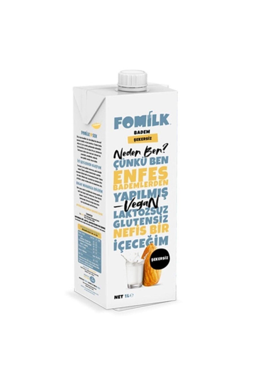 Fomilk Şekersiz Badem Sütü 1 lt