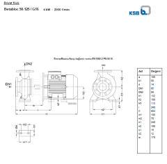 Ksb Betabloc 50-125 /G16 4 kW